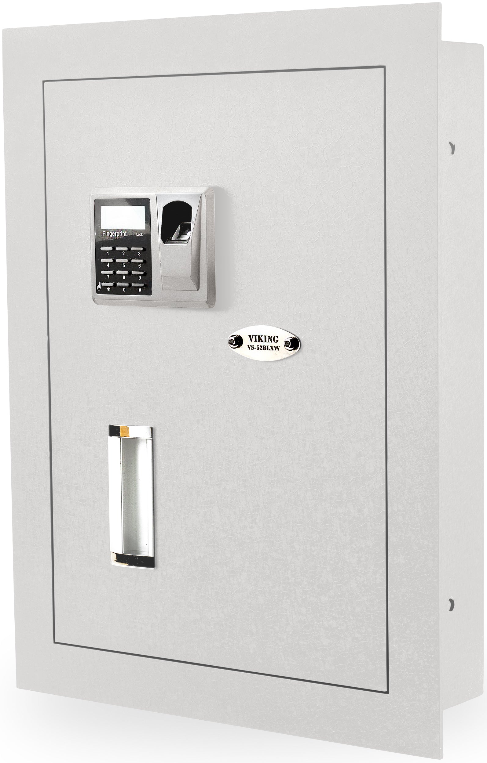 Viking VS-52BLXW Hidden in Wall Safe Biometric Safe White