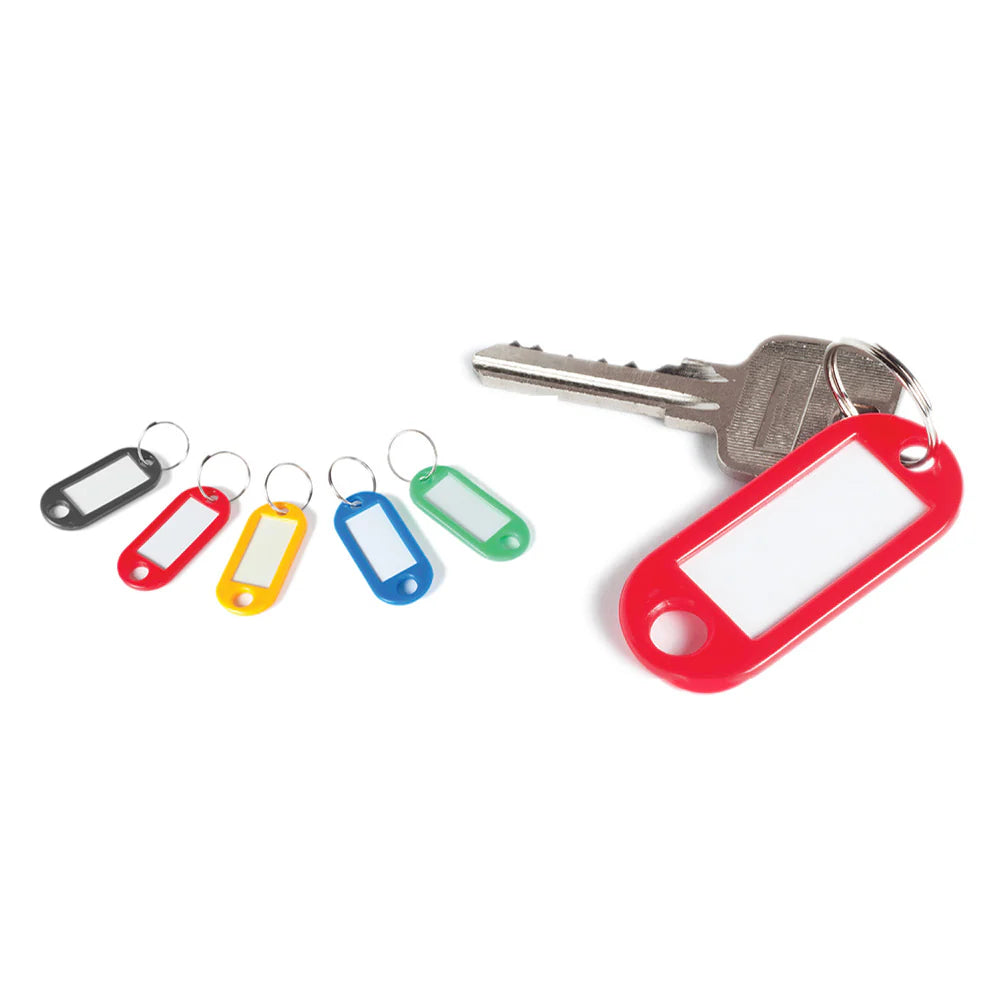 Honeywell 6220 Pack of 20 Plastic Key Tags in Assorted Colors