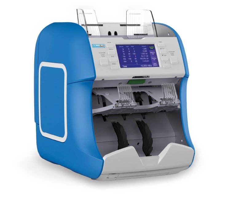 Socal Safe AC-3 1+1 Pocket Currency Sorter with Advanced Detection Technology Angled