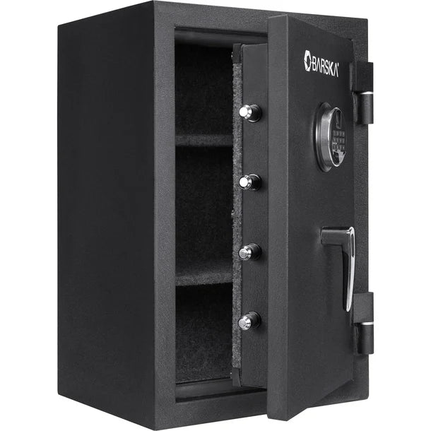 Barska AX13744 Biometric Keypad Fire Resistant Safe Door Open with Bolts