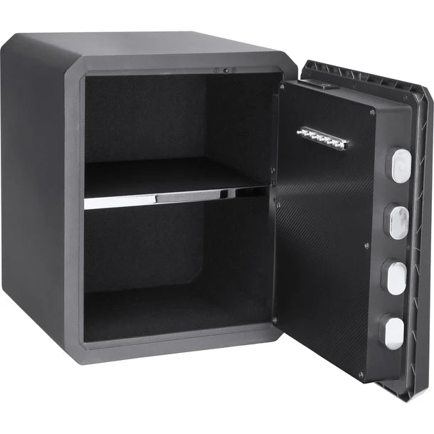 Barska AX13936 Obsidian 9-User Touchscreen Biometric Keypad Security Safe Door Open