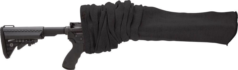 Allen 13255 Tac-Six Tactical Rifle Gun Sock 55" Black with Rifle