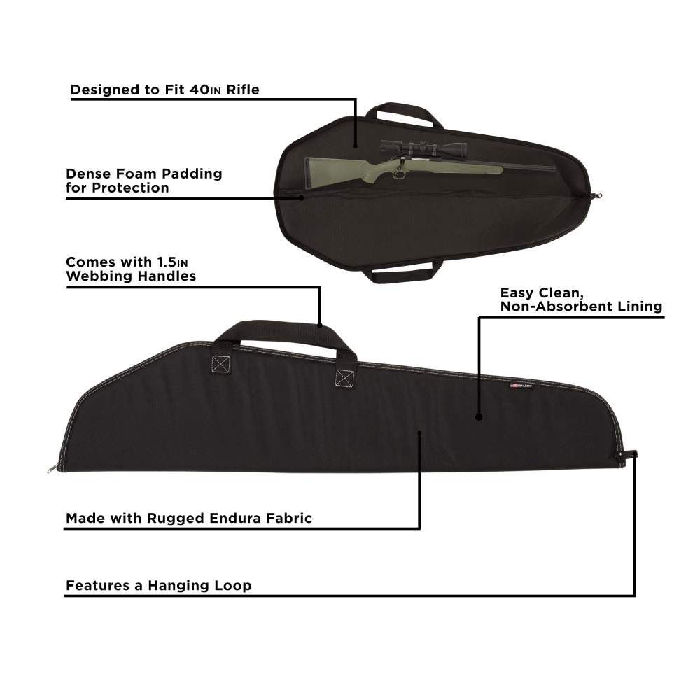 Allen 602-40 Durango Rifle Case 40&quot; Soft Gun Bag Features