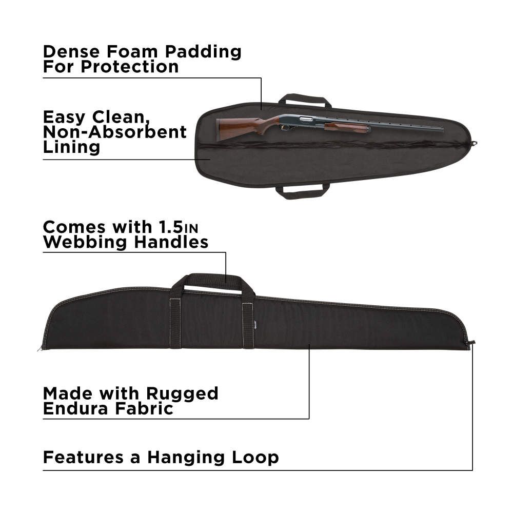 Allen 602-52 Durango Shotgun Case Soft Gun Bag 52&quot; Black Features