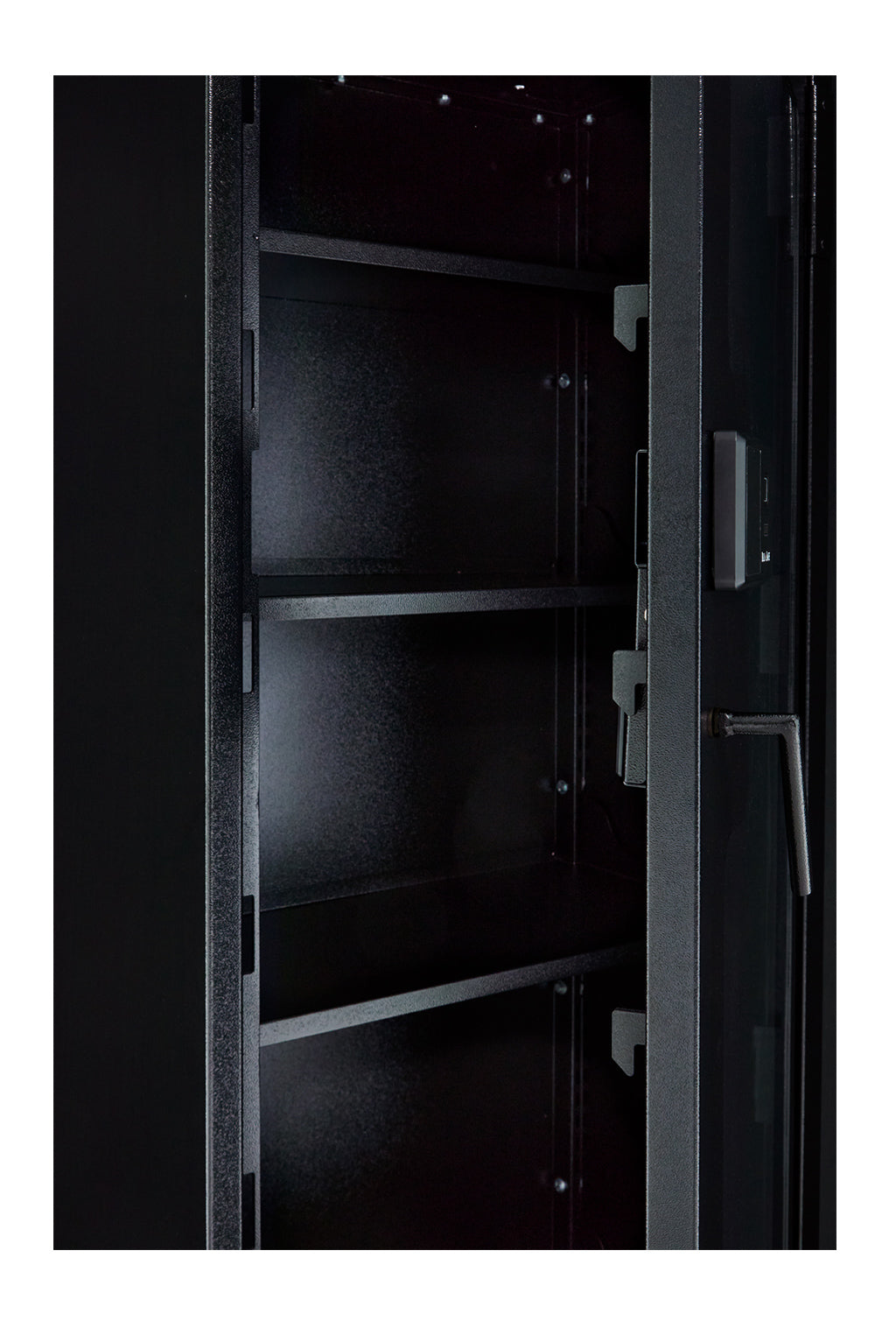 BlumSafe Secure Display Cabinet for Watches Door Open