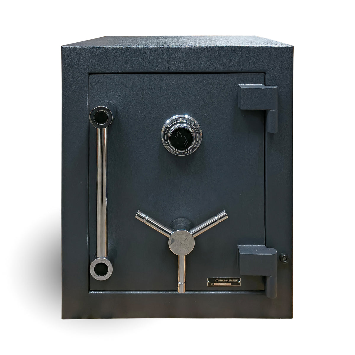 AMSEC American Security AMVAULT CF1814 TL30 high security composite burglar fire rated safe charcoal front closed.