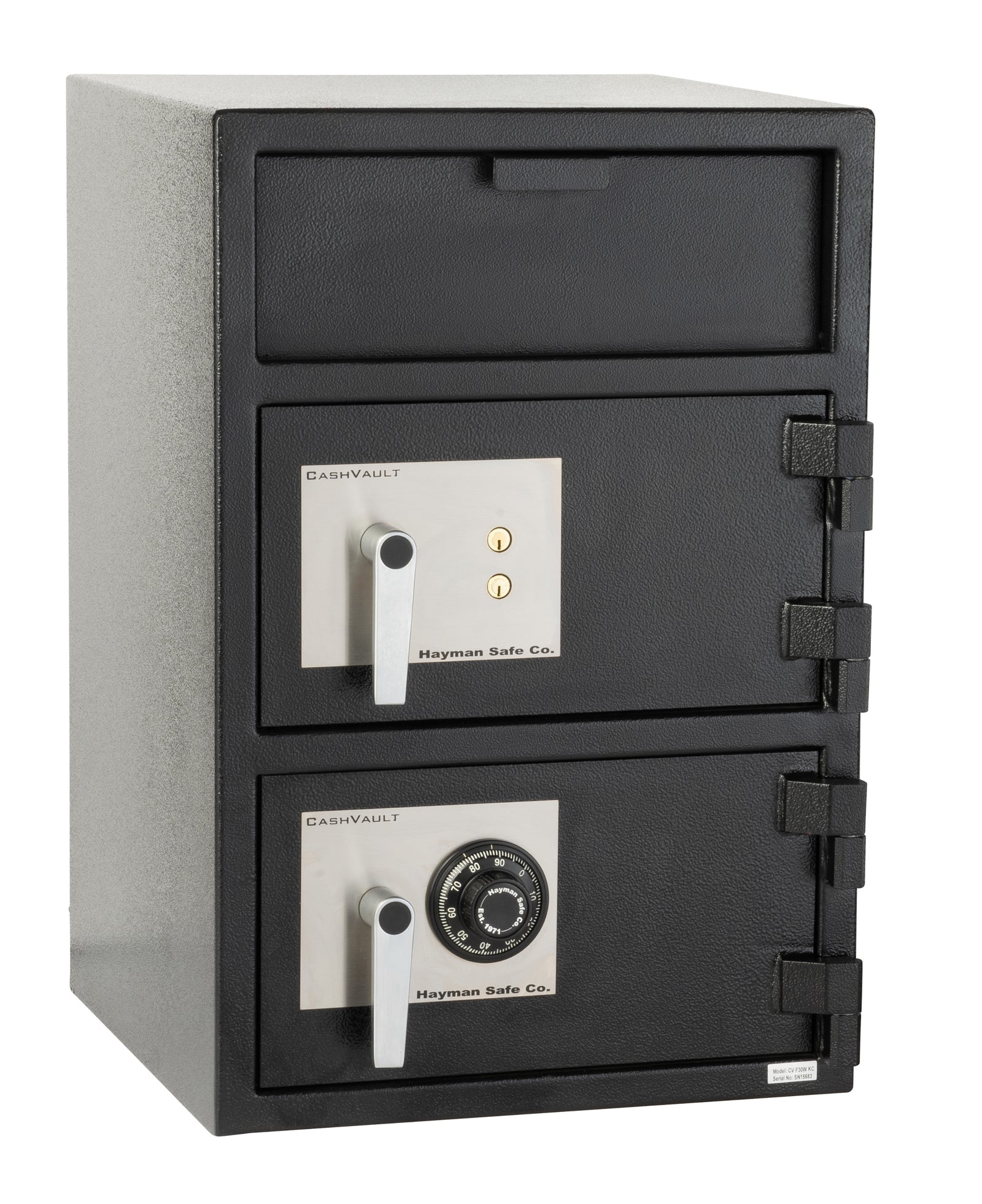 Hayman CV-F30W-2-KC Wide Body Double Door Depository Safe