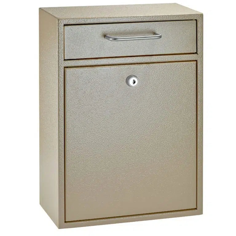 Mail Boss Locking Security Drop Box Tan