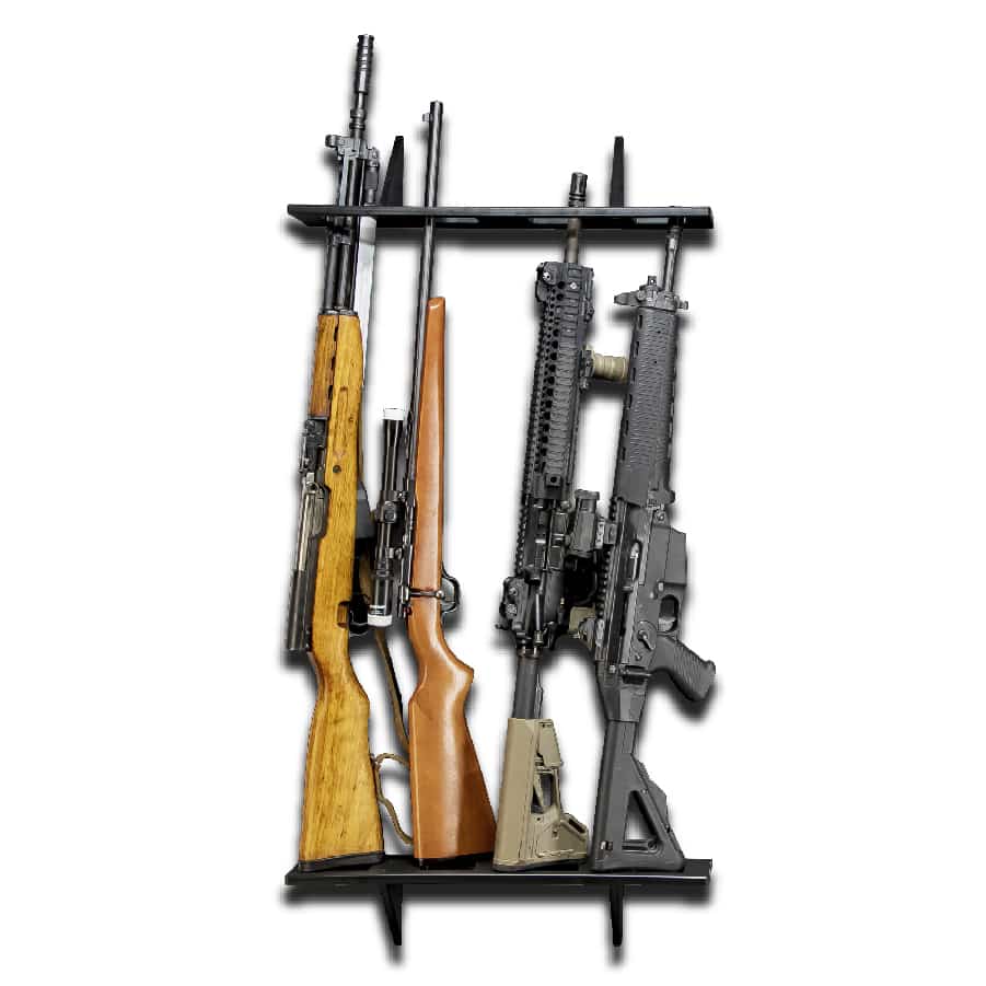 Tactical Walls ModWall Vertical Rifle Rack 4 Gun