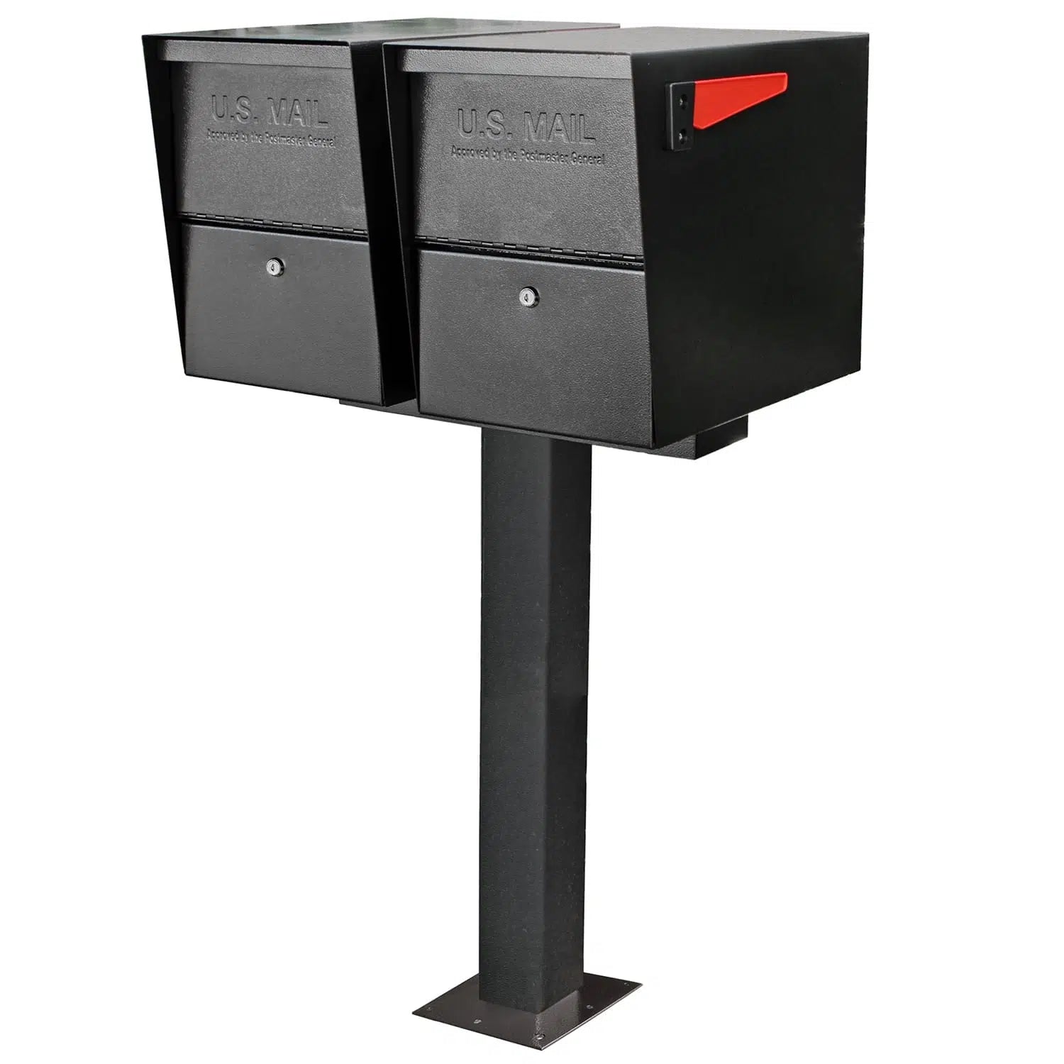 Mail Boss 2 Mailbox Spreader Bar Installed