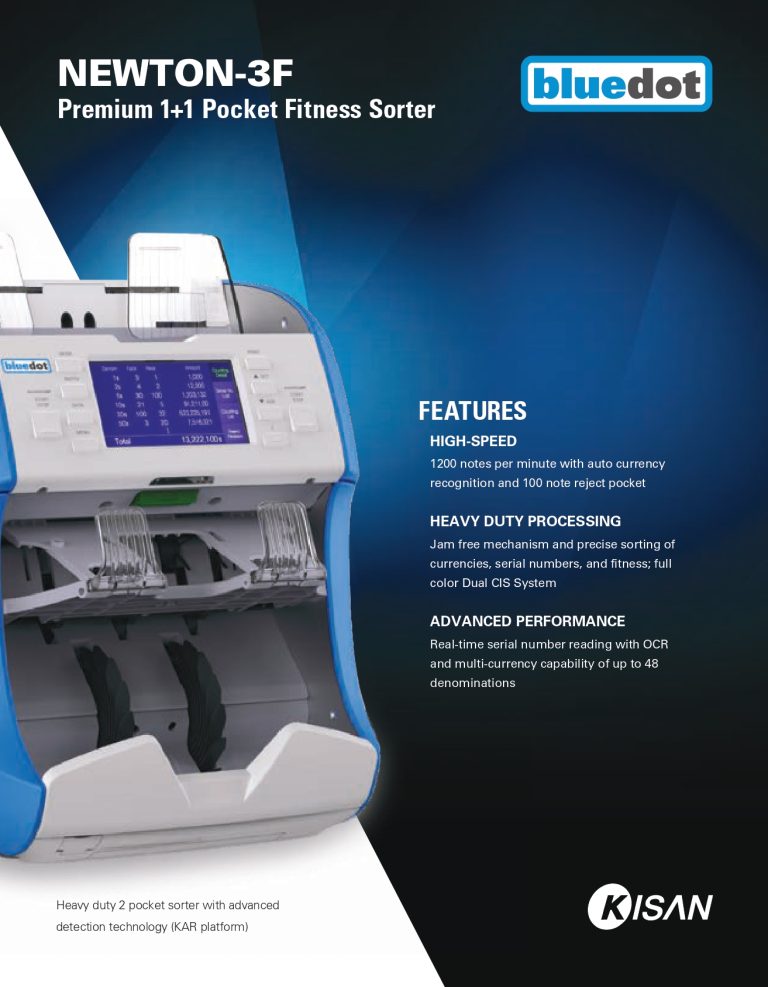 Socal Safe AC-3 1+1 Pocket Currency Sorter with Advanced Detection Technology Features