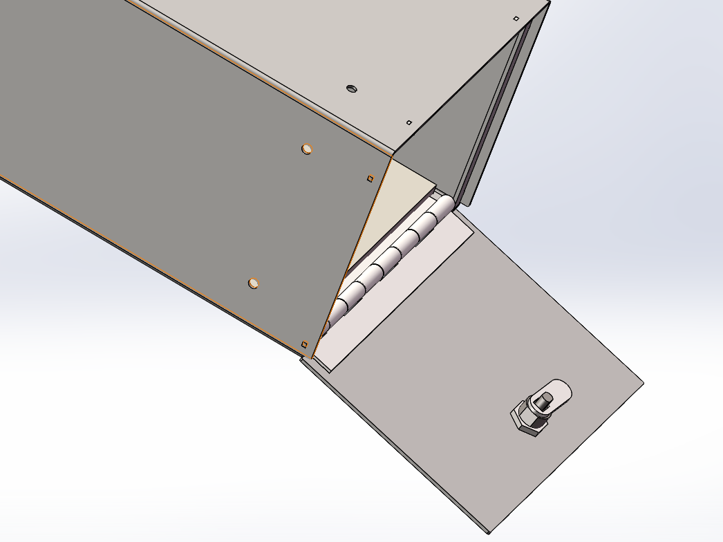 SafeandVaultStore VL-913SVS Large Capacity Pistol Locker with M-Lock Door Open 2