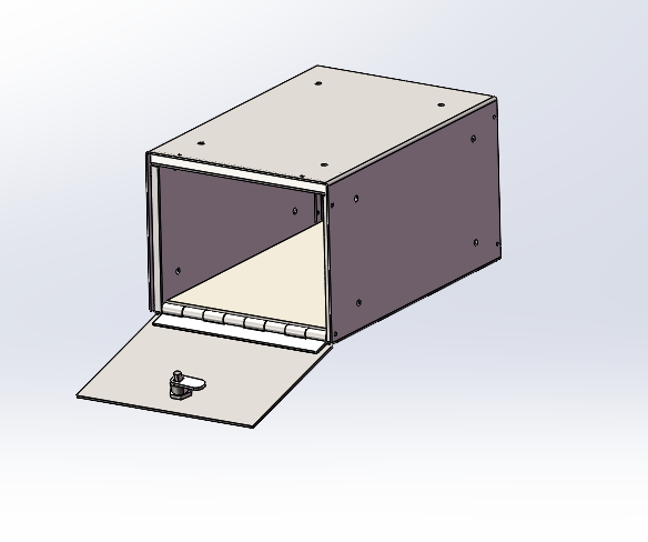 SafeandVaultStore VL-913SVS Large Capacity Pistol Locker with M-Lock Door Open