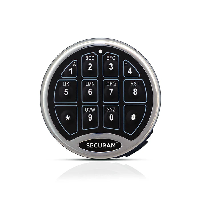 Securam SafeLogic Basic Digital Electronic Lock Chrome