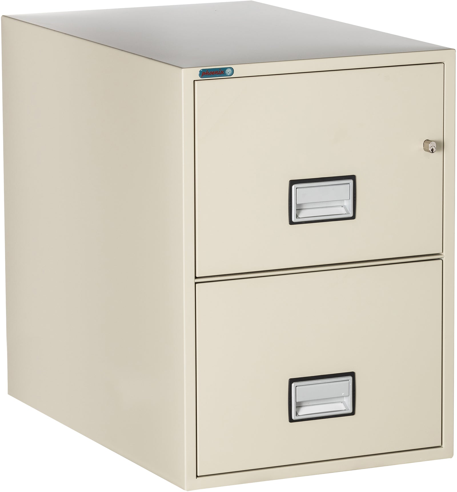 Phoenix Safe LGL2W31 31" 2 Drawer Legal Size Fire File Cabinet Putty