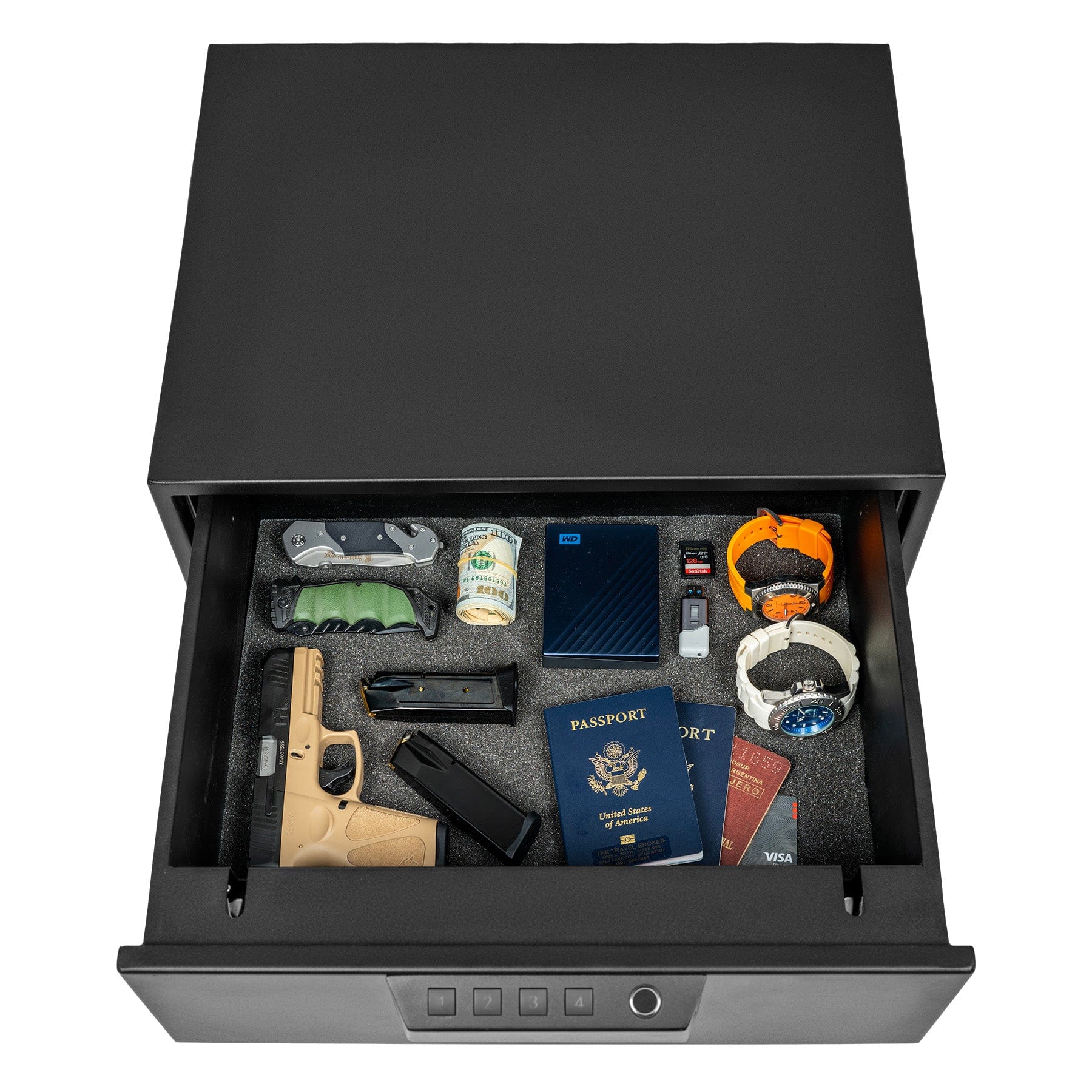 Liberty HDV-500X Biometric Handgun Vault