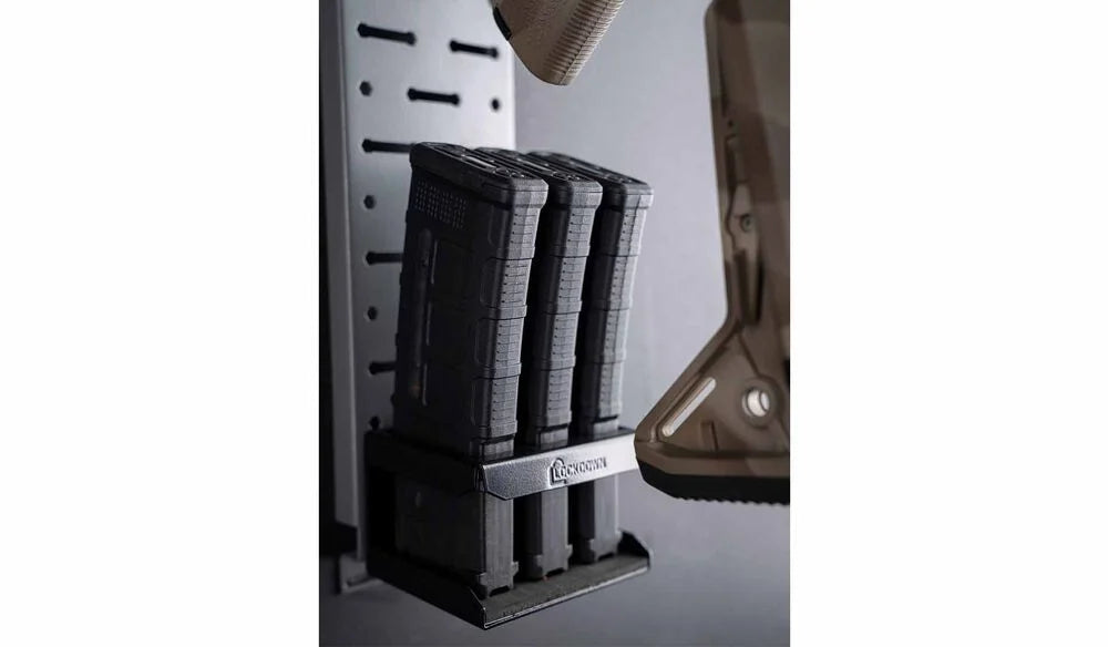 Lockdown SecureWall AR-15 Mag Rack 1204861 Installed