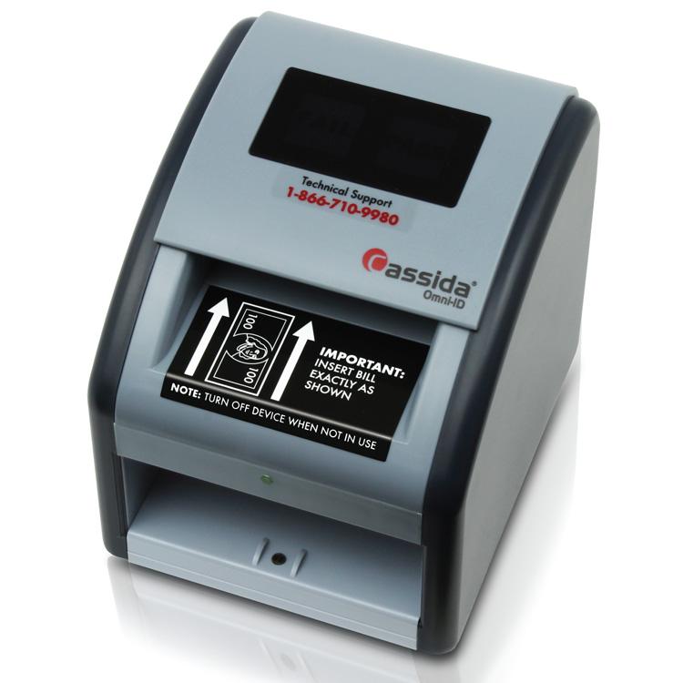 Cassida Omni-ID Counterfeit Detector with UV Identification and Verification Lights