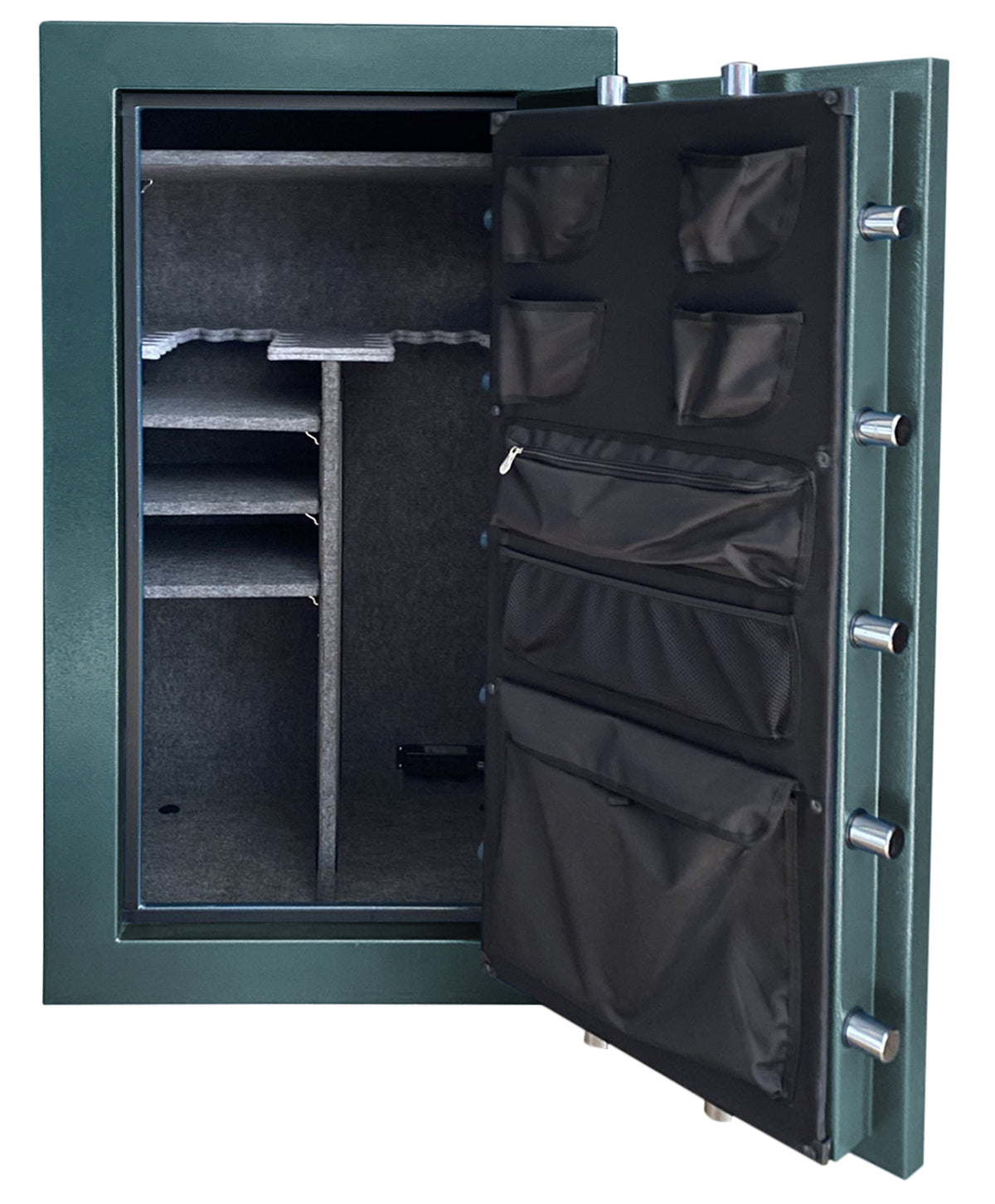 Hollon The Dominion 22 Gun Safe Teal Door Open