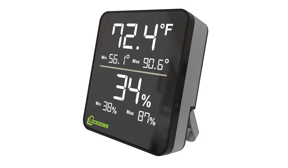 Lockdown Digital Hygrometer