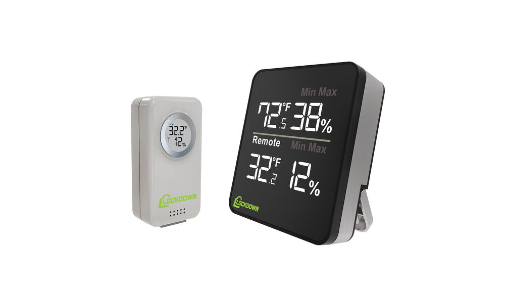 Lockdown Wireless Digital Hygrometer