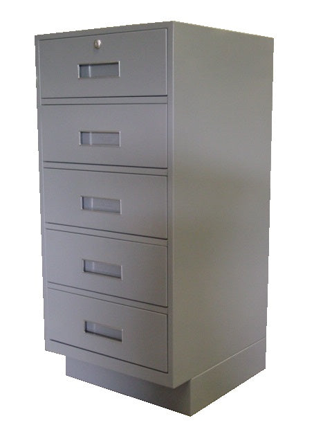 Fenco F-214 Pedestal Unit with 5 Box Drawers (Top Locking Drawer)