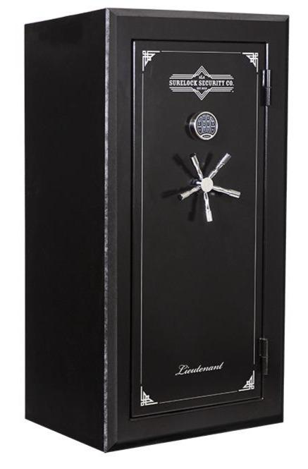 Surelock Security SLSLT-25B Gen II Lieutenant Bevel Series Gun Safe ...