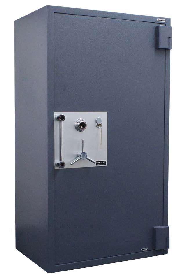 AMSEC CE7236 AMVAULT TL-15 Fire Rated Composite Safe Charcoal Gray