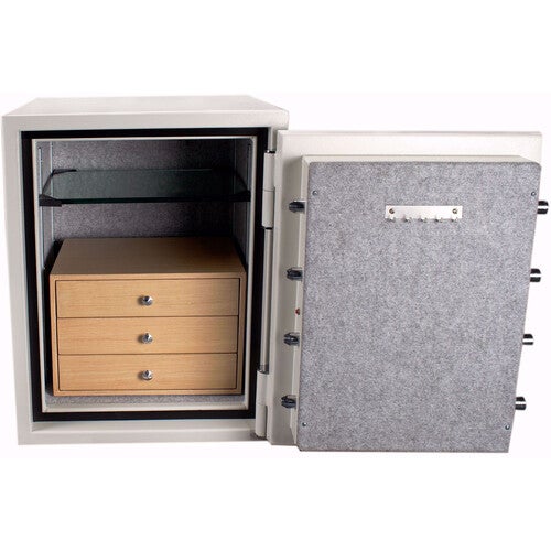 Barska AX13614 Keypad Fireproof Large Jewelry Safe - White