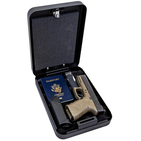 Liberty HDV-50 Key Lock Portable Handgun Vault - Safe and Vault Store.com