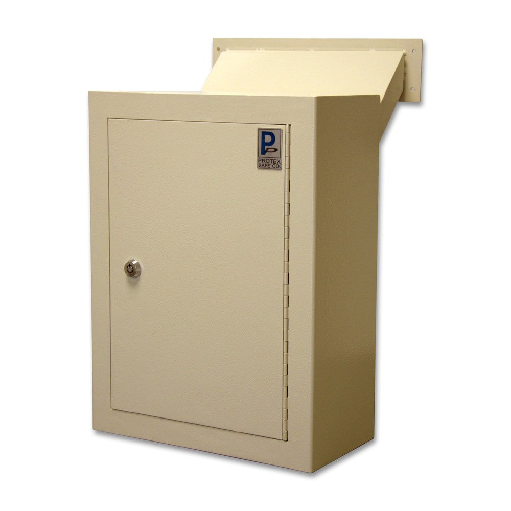 Protex MDL-170 Wall-Mount Letter Locking Drop Box with Chute