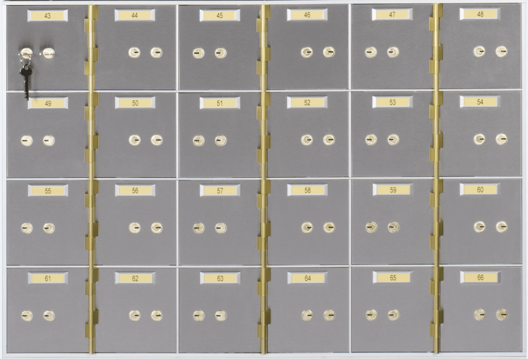 Safe Deposit Boxes - SafeandVaultStore SDBAX-24 AX Series Safe Deposit Boxes