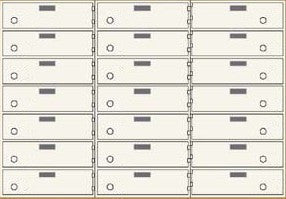 SafeandVaultStore SDBAXSN-21 Single Lock Safe Deposit Boxes